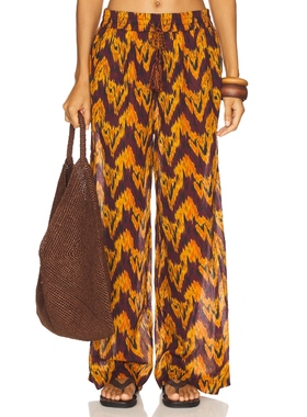 [冬季新品] Ulla Johnson 橙色美式休闲风裤子REVOLVE小众新款