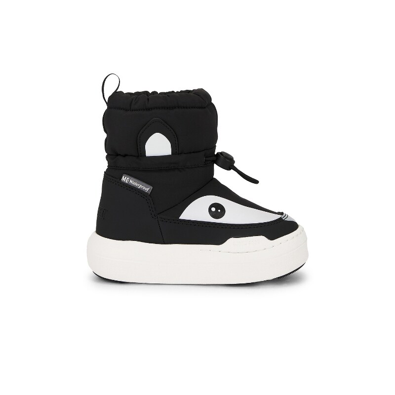 MOON BOOT JR PARK雪地靴黑色短靴棉鞋REVOLVE小众新款儿童款