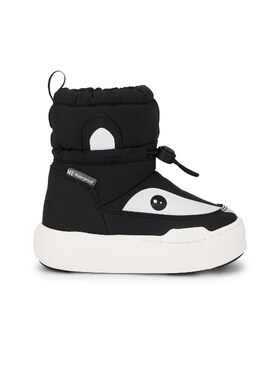 MOON BOOT JR PARK雪地靴黑色短靴棉鞋REVOLVE小众新款儿童款