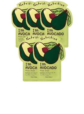 TONYMOLY I'M AVOCADO SHEET MASK 片状面膜revolve时尚小众新款