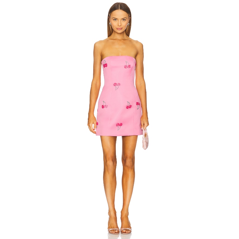 LEO LIN ROSELLE 裙子 粉色REVOLVE小众新款