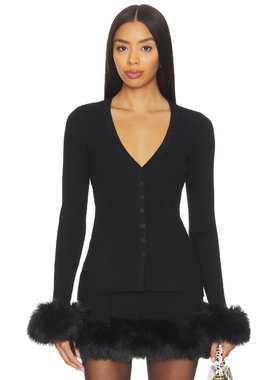 Show Me Your Mumu SASHA 长袖上装 黑色 y2k辣妹风REVOLVE小众新