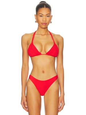 PQ ISLA 三角形比基尼内衣 revolve小众新款 红色