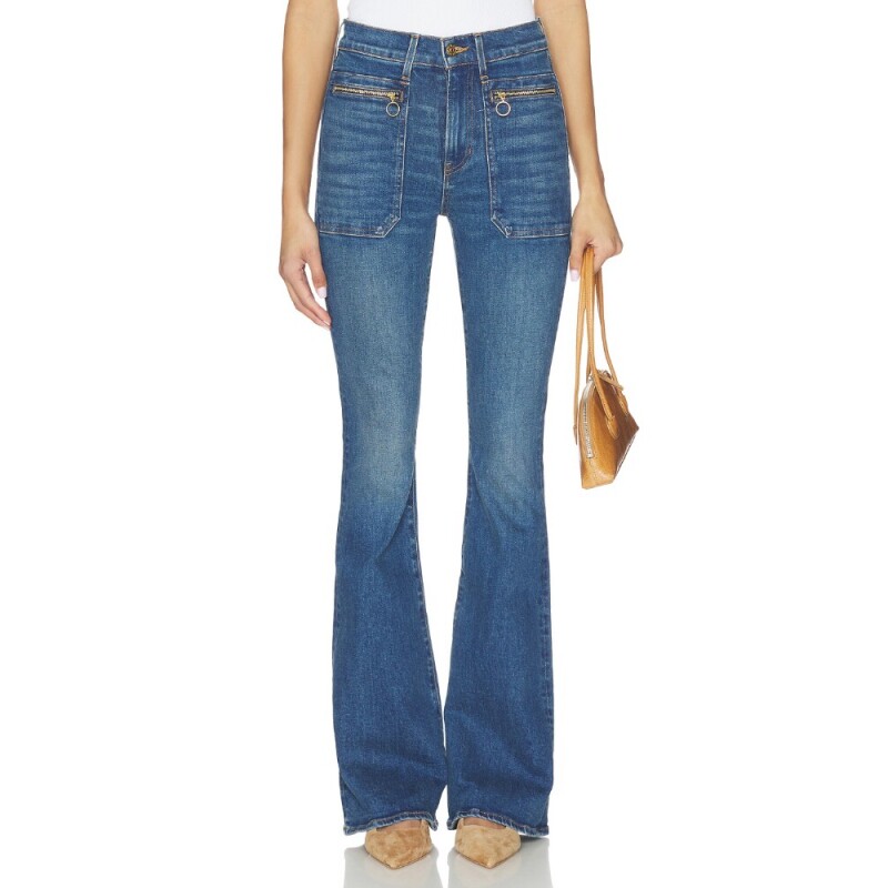 Veronica Beard BEVERLY SKINNY FLARE 牛仔裤 revolve小众新款