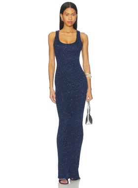 ASTA RESORT ANA 裙子 藏青色REVOLVE小众新款