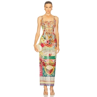 奶油色REVOLVE小众新款 长裙 DRESS Camilla