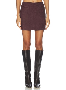 ASTR the Label LAUDINE 迷你半身裙 紫色REVOLVE小众新款