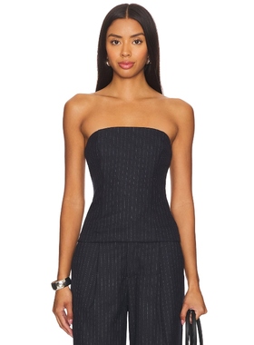 House of Harlow 1960 KATYA 上装 藏青色 y2k辣妹风REVOLVE小众