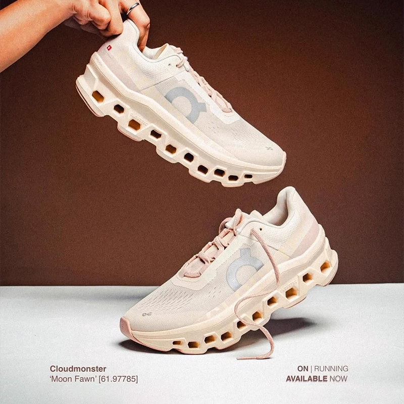 On昂跑 Cloudmonster怪兽女户外长距离缓震跑鞋REVOLVE舒适新款