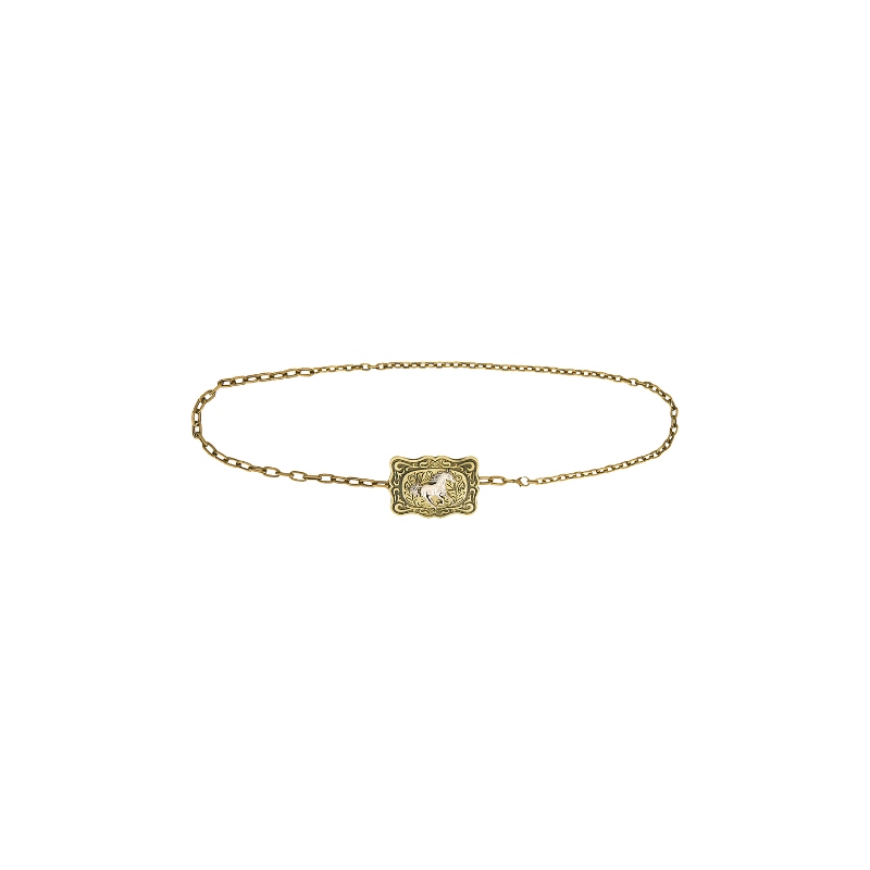 [秋冬新品]petit moments RODEO 腰带 金属金色REVOLVE小众