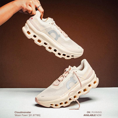 On昂跑 Cloudmonster怪兽女运动鞋户外长距离缓震跑鞋REVOLVE新款
