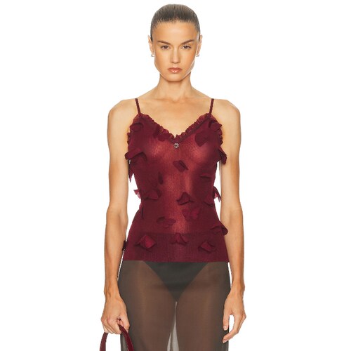 Coperni BUTTERFLIES TECHNO 上装 红色 y2k辣妹风 REVOLVE小众新