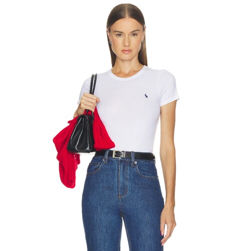Polo Ralph Lauren Intimates白色上衣修身T恤秋冬新品REVOLVE