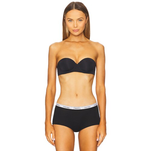 [春季新品]Calvin Klein Underwear CK 推锁胸罩 黑色REVOLVE小众