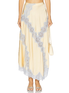 L'Academie LAY 半身裙 黄色REVOLVE小众新款