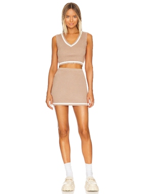 superdown Bonnie Varsity Skirt Setrevolve时尚小众新款