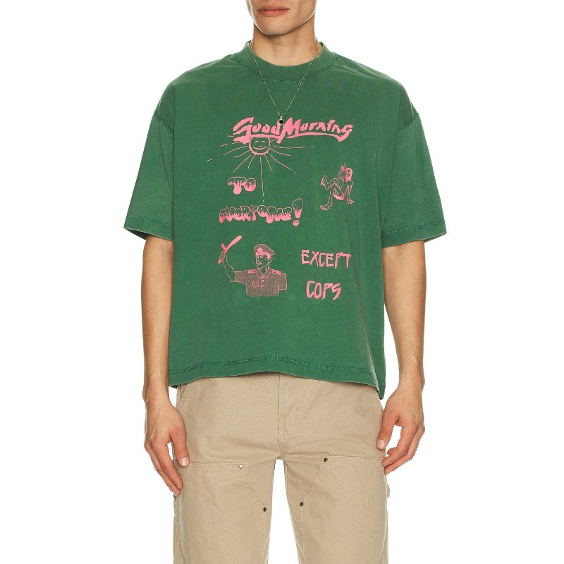 Jungles GOOD T恤 绿色REVOLVE小众新款