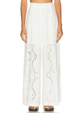 All That Remains BEA 长裤 白色 美式休闲风 REVOLVE小众新款