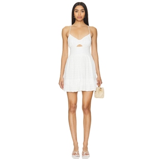 裙子奶油色REVOLVE小众新款 LSPACE BONITA