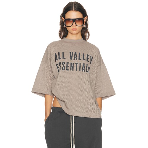 Fear of God ESSENTIALS驼色上装酷飒风秋季新品宽松T恤REVOLVE
