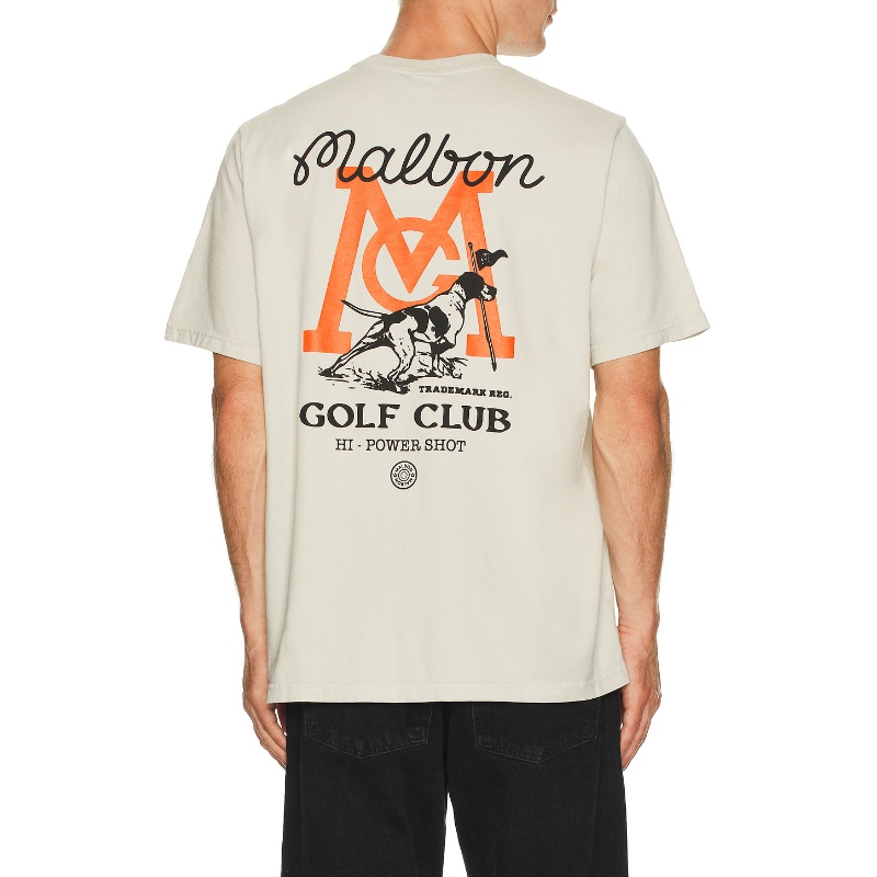 Malbon Golf BERMUDA T恤 象牙白REVOLVE小众新款