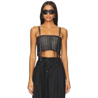 NONchalant Label KARTER 上装 黑色 REVOLVE小众新款