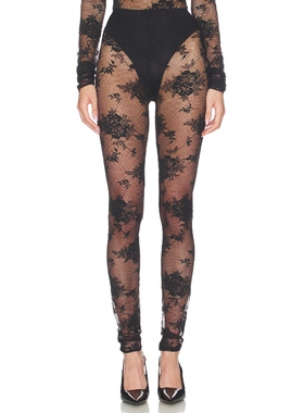 The Andamane ZILLAH 打底裤 黑色 美式休闲风REVOLVE小众新款