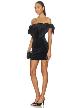 MORE TO COME SKYLAR 连衣裙 黑色REVOLVE小众新款