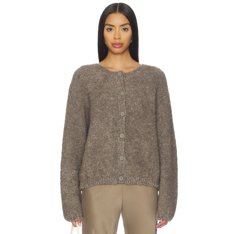 American Vintage 针织开衫纯色复古风百搭长袖羊毛衫REVOLVE新款