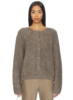 American Vintage针织开衫纯色复古百搭长袖羊毛衫REVOLVE保暖