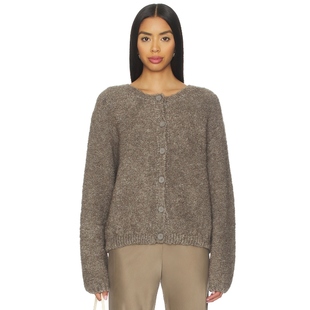 Vintage REVOLVE新款 针织开衫 羊毛衫 纯色复古风百搭长袖 American