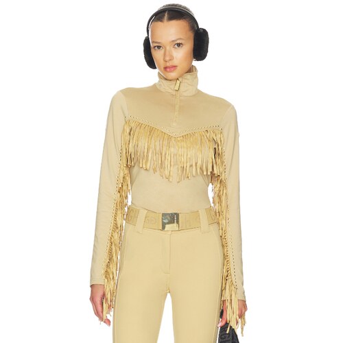 [春季新品]Goldbergh 美式复古风 棕黄流苏滑雪服上衣REVOLVE