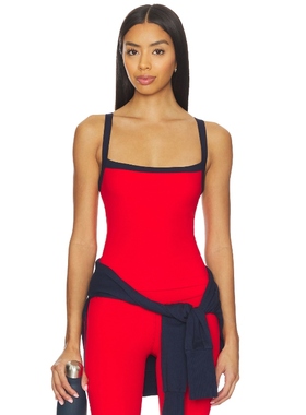 Splits59 MONAH 背心上装 红色 y2k辣妹风REVOLVE小众新款