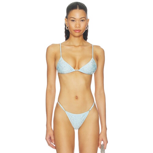 Frankies Bikinis X Devon Lee Carlson Elena Sequin Bikini Top