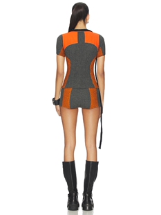 Ottolinger TEXTURED KNIT TEAM 衬衫 revolve小众新款 灰色