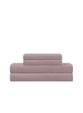 Barefoot Dreams Queen Washed Bamboo Sheet Set 淡紫色REVOLVE