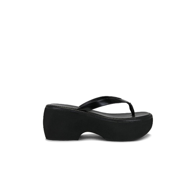 Nakedvice THE MINA 凉鞋 黑色 女款REVOLVE小众