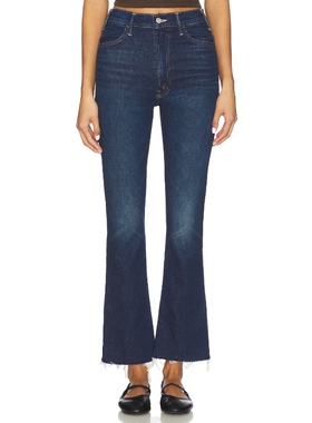 MOTHER HUSTLER 喇叭口 蓝色美式复古风REVOLVE小众新款