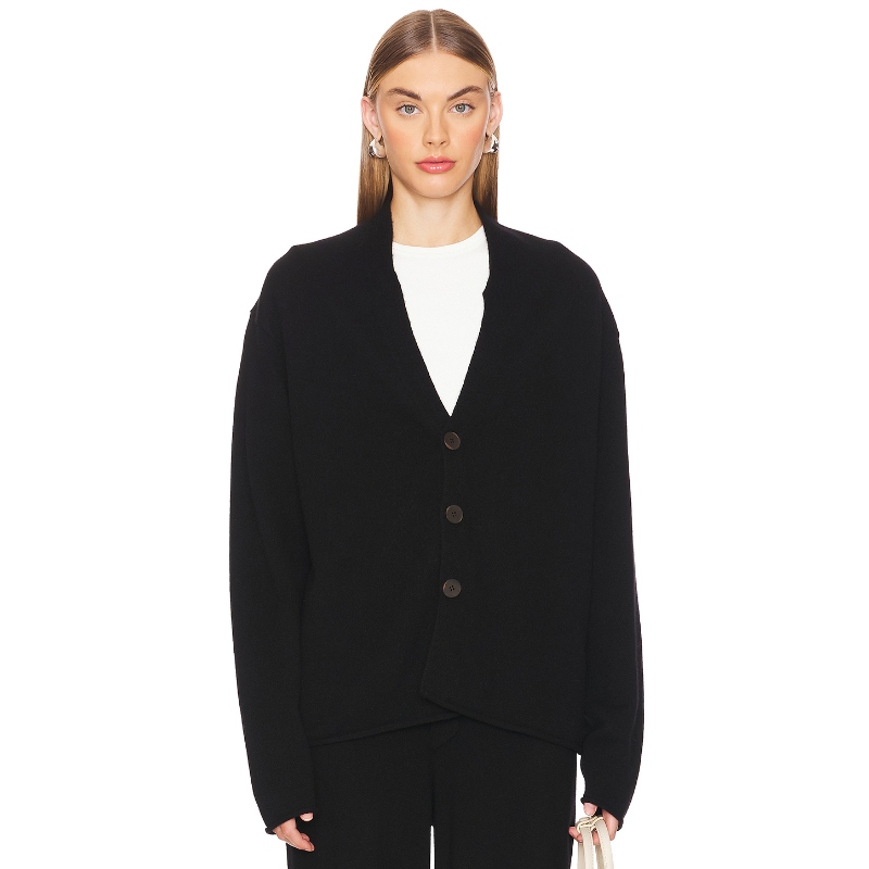 [冬季新品]Guest In Residence EVERYWEAR 开衫 黑色REVOLVE