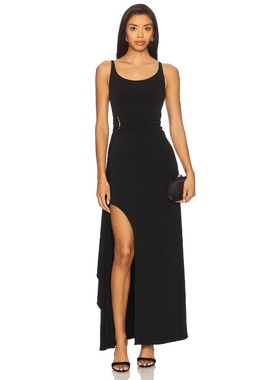 Herve Leger MILA 长裙 黑色REVOLVE小众新款