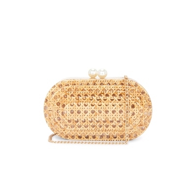 BTB Los Angeles CAILLOU 手拿包 棕黄色REVOLVE小众新款