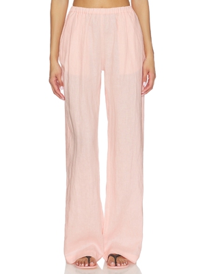 AEXAE Linen Low Waist Day Pant revolve小众新款