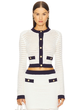 [冬季新品]Steve Madden 思美登 CASETTE 开衫 奶油色REVOLVE小众