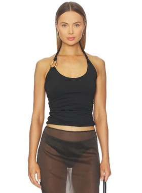 [冬季内搭]SNDYS ASH 上装黑色y2k辣妹风REVOLVE小众新款