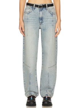 Triarchy GOLDIE 牛仔裤 蓝色 美式复古风REVOLVE小众新款