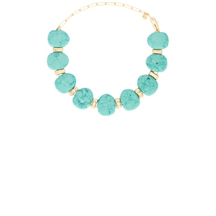 [春季新品]Ettika TURQUOISE SOLSTICE 短项链 青色 REVOLVE小众