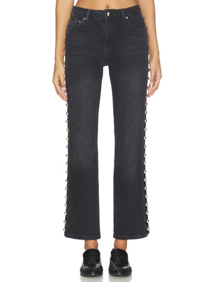 SIMKHAI AMELIA 高裆牛仔裤 revolve小众新款