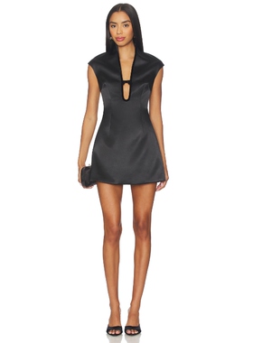 SAU LEE LEAH 裙子 黑色REVOLVE小众新款