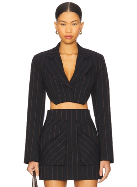 [春季新品]AKNVAS ANYA 西装 藏青色老钱风REVOLVE小众