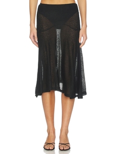 With Jean FRANCIS 半身裙 revolve小众新款 黑色